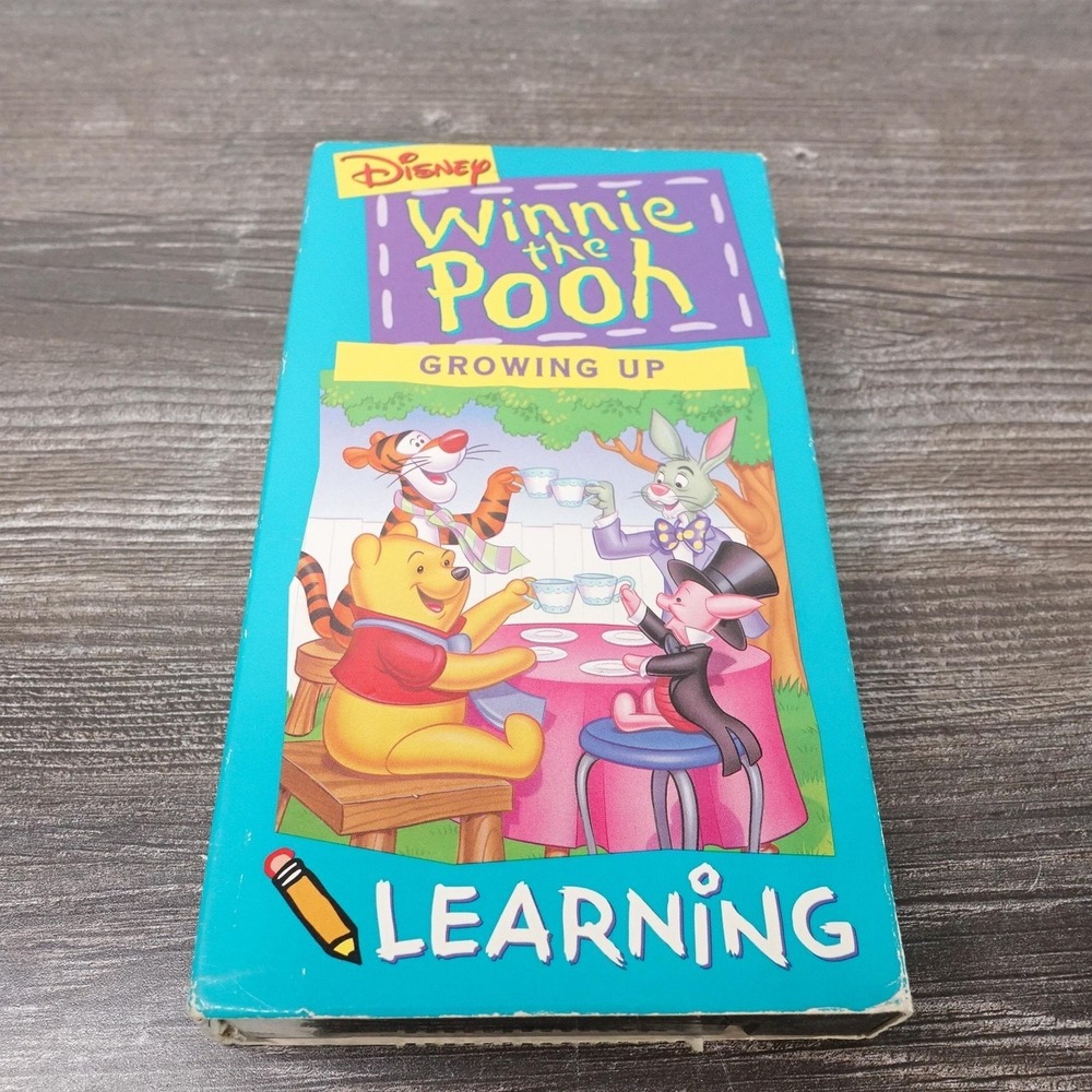 Vintage Winnie‎ The Pooh Growing Up Learning VHS Tape Walt Disney